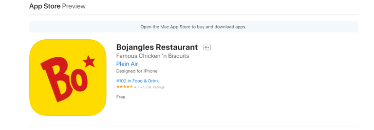 does bojangles take apple pay
