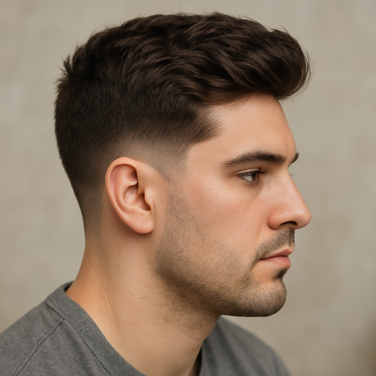Low Taper Fade for Thick Hair